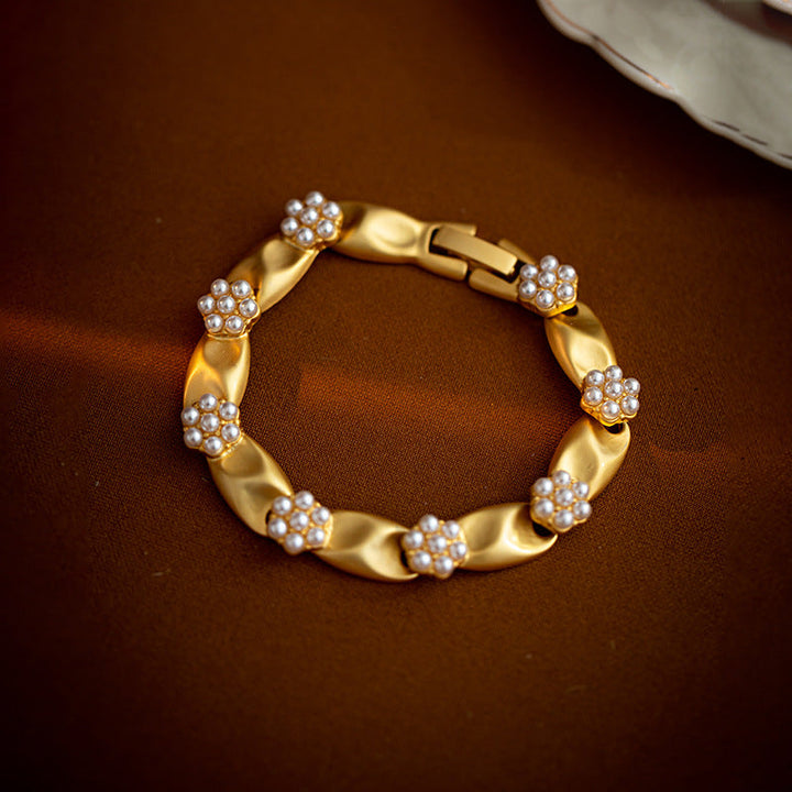 Small Pearl Flower Natural Freshwater Pearl Bracelet