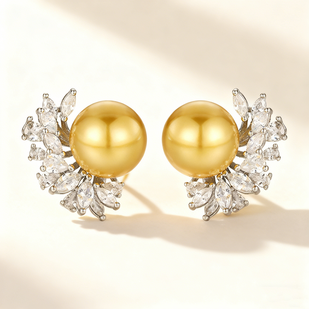 Elegant pearl earrings