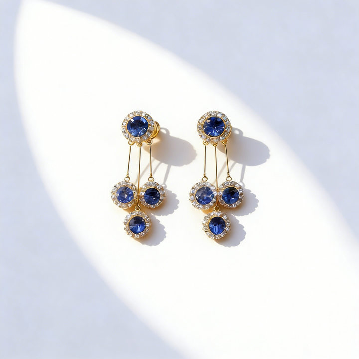 Flower clusters Tassel Earrings