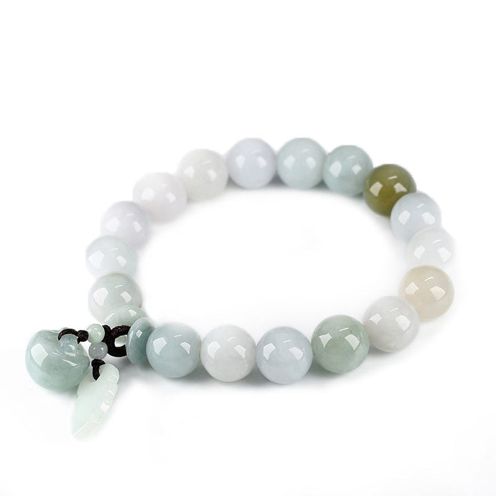 Jadeite &amp; Apple Bracelet