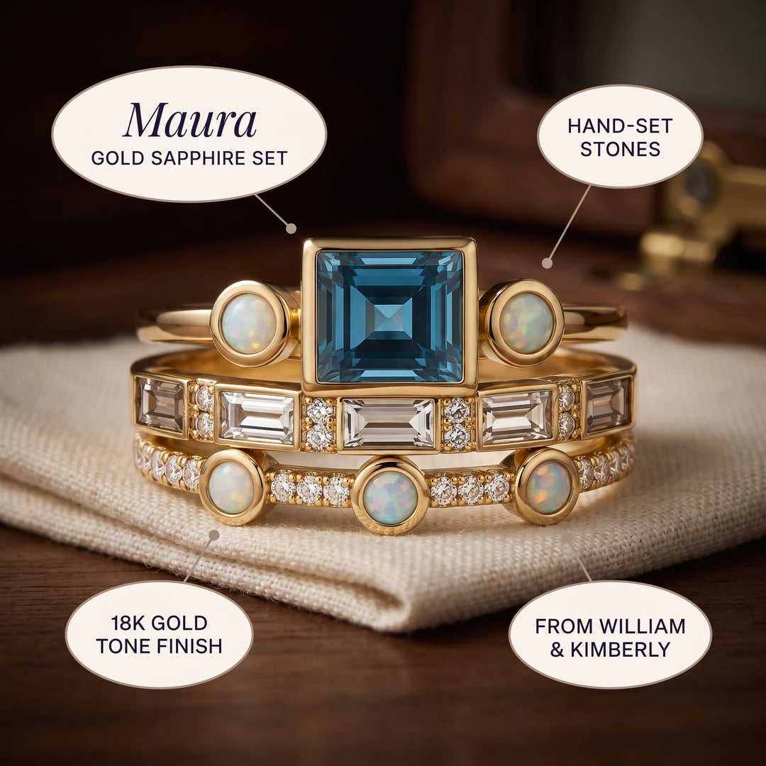 vintage-blue-crystal-ring-set C