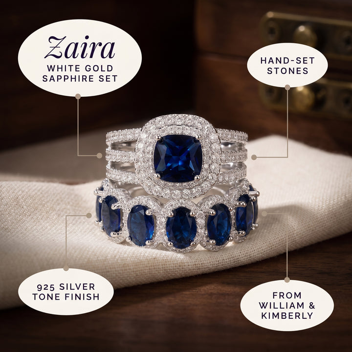 sapphire-halo-stack-ring-set C