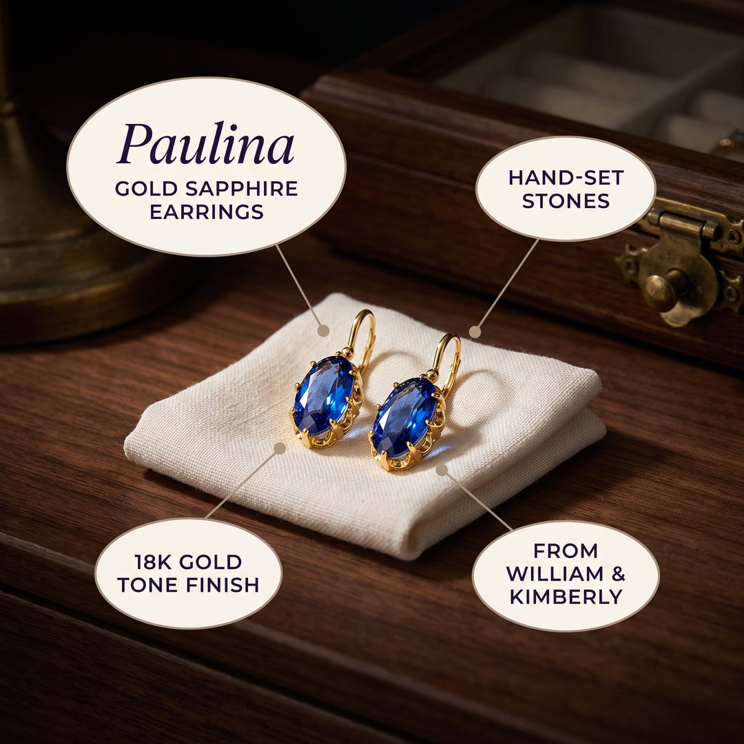 golden-blue-bloom-earrings C