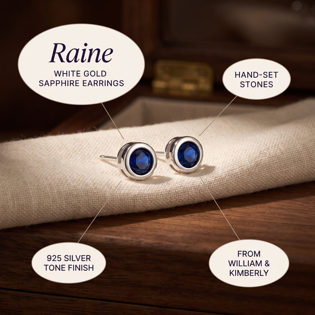 sapphire-bezel-stud-earrings-white-gold C