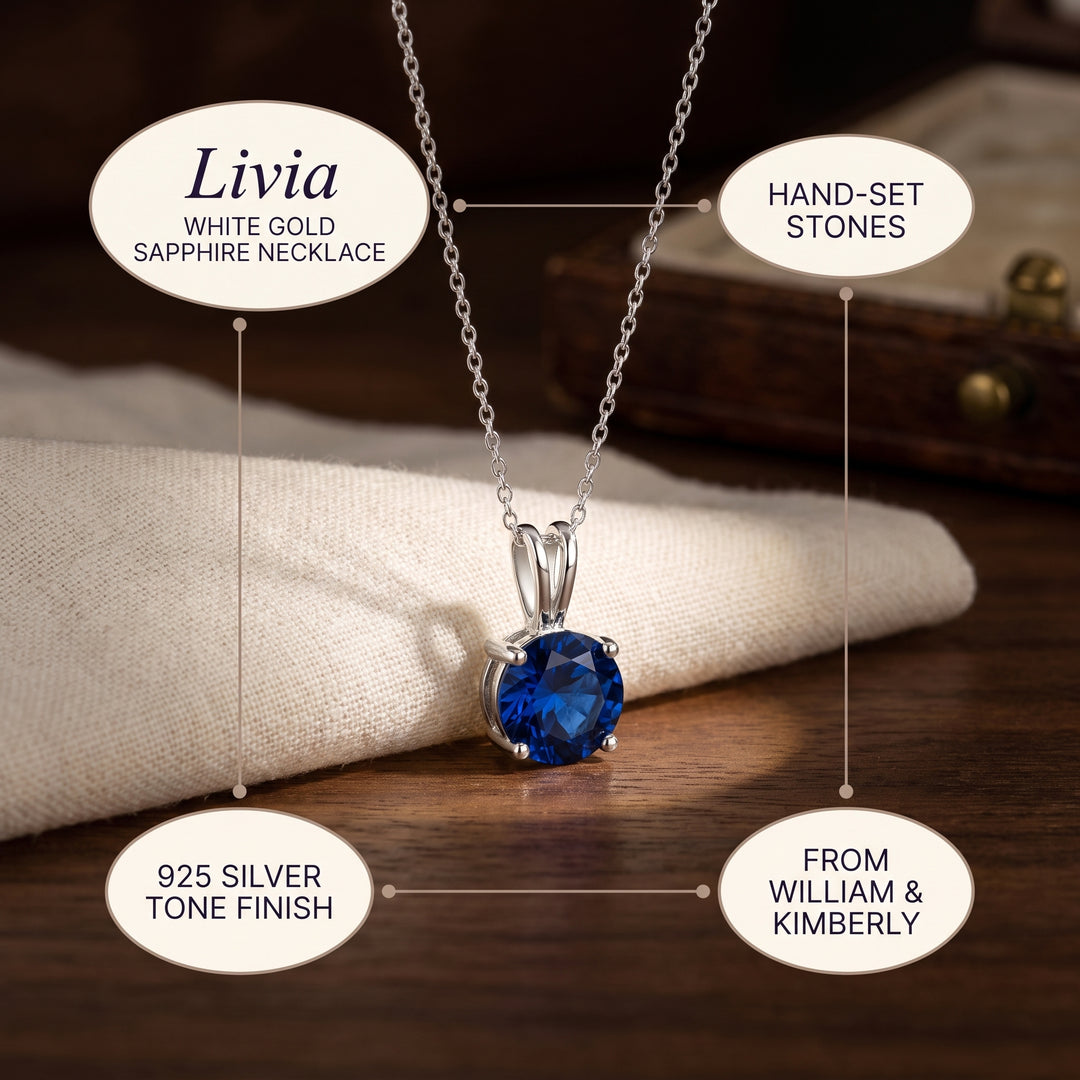 round-cut-sapphire-necklace-white-gold C