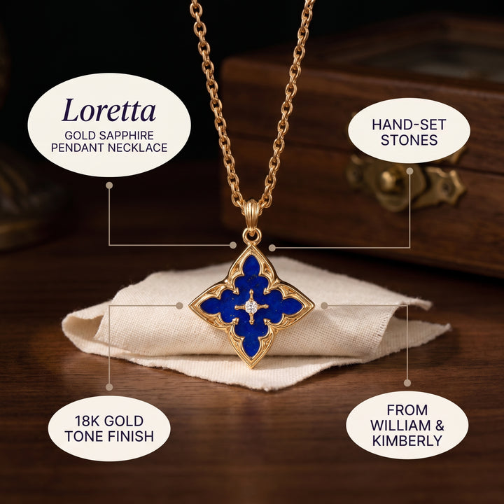 blue-clover-pendant-necklace-gold C