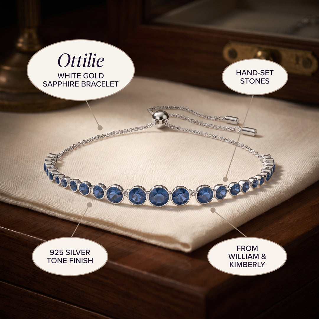 round-cut-sapphire-tennis-bracelet-white-gold C