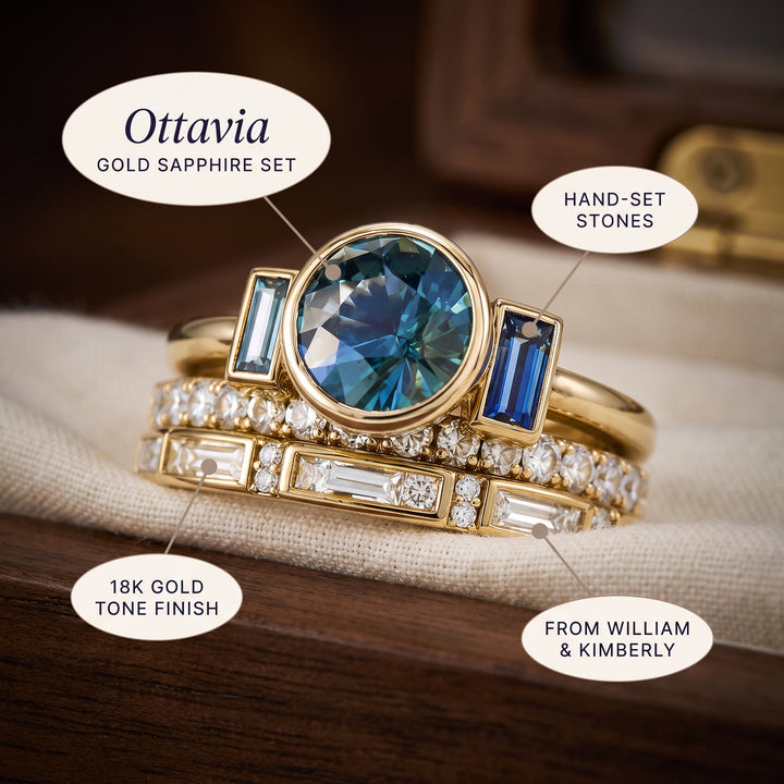 antique-blue-elegant-ring-set-gold-18k C