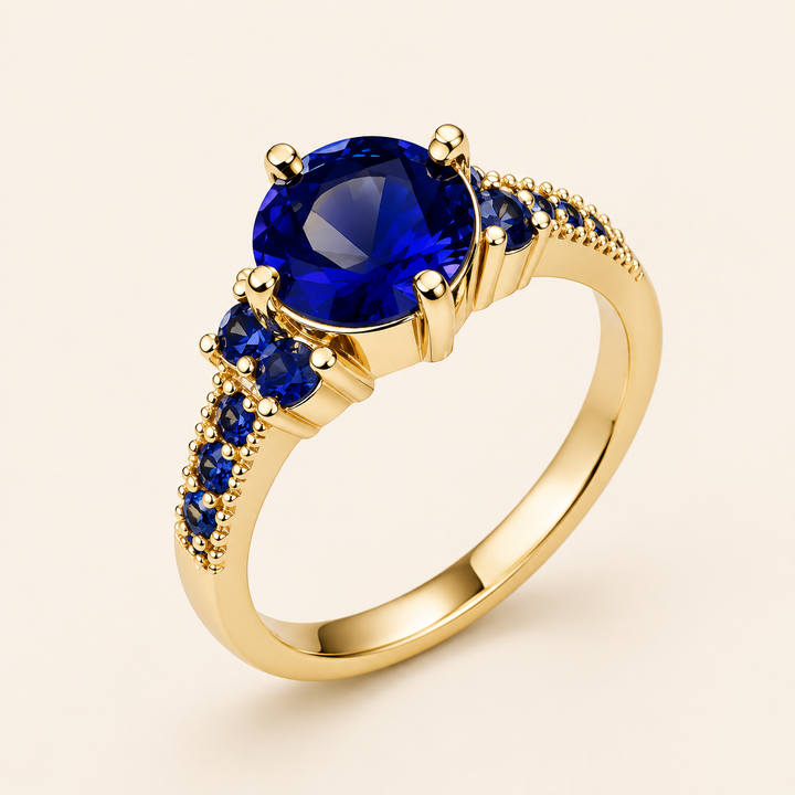 Celia Gold Sapphire Ring