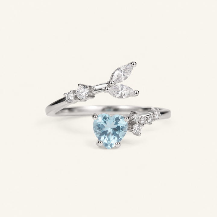 Rosalie White Gold Sapphire Ring