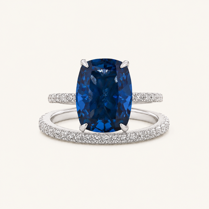 Viola White Gold Sapphire Set