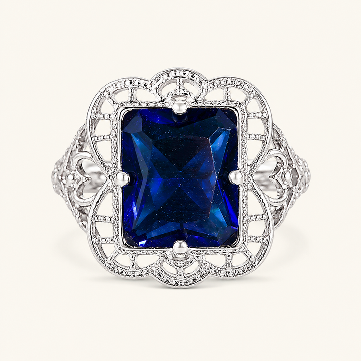 Romilly White Gold Sapphire Ring