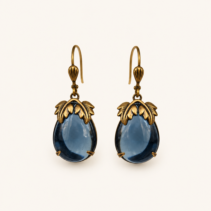 Virginia Gold Sapphire Earrings