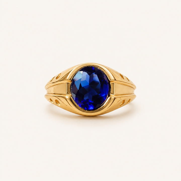 Melania Gold Sapphire Ring