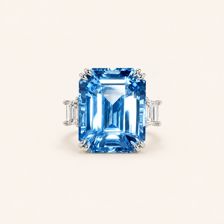 Ornella White Gold Sapphire Ring