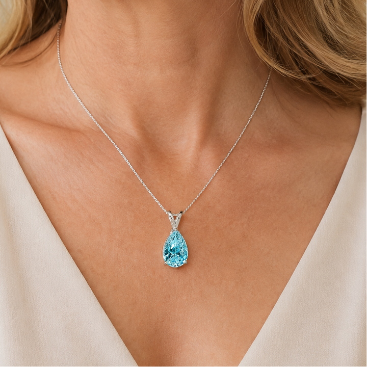 Tabitha White Gold Necklace