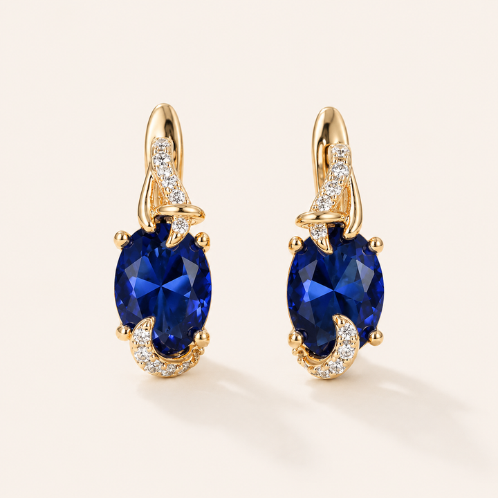 Kessia Midnight Drop Earrings