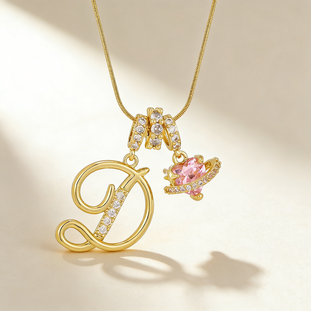 Romantic Letter Pendant Necklace