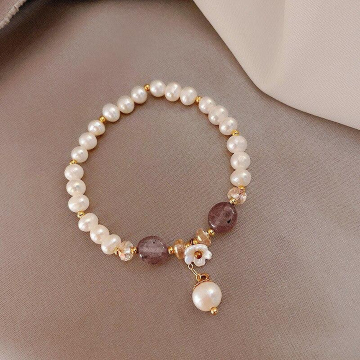 Freshwater Pearl &amp; Stone Bracelet