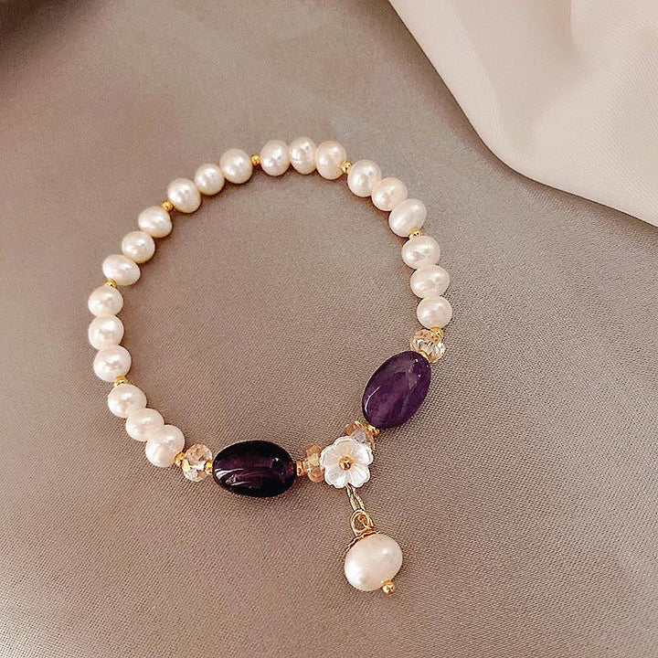 Freshwater Pearl &amp; Stone Bracelet