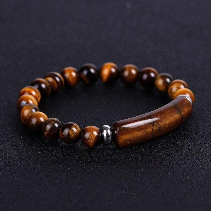 Natural Crystal &amp; Agate Stone Bracelets