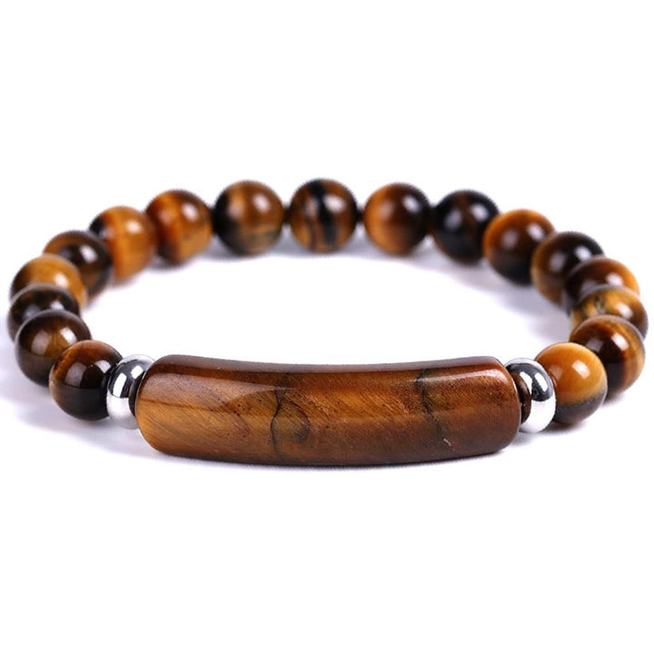Natural Crystal &amp; Agate Stone Bracelets