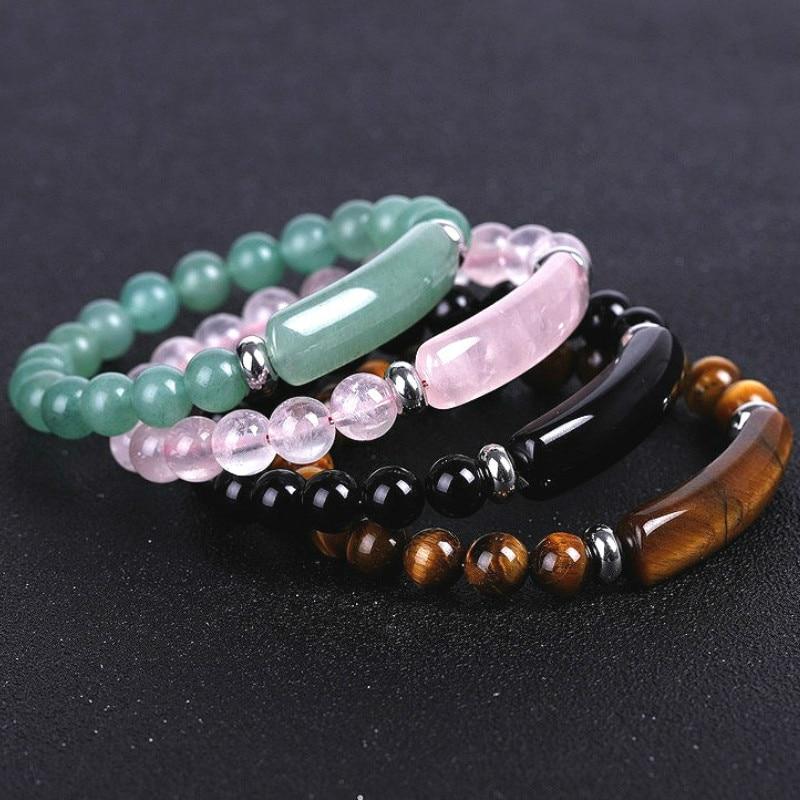 Natural Crystal & Agate Stone Bracelets