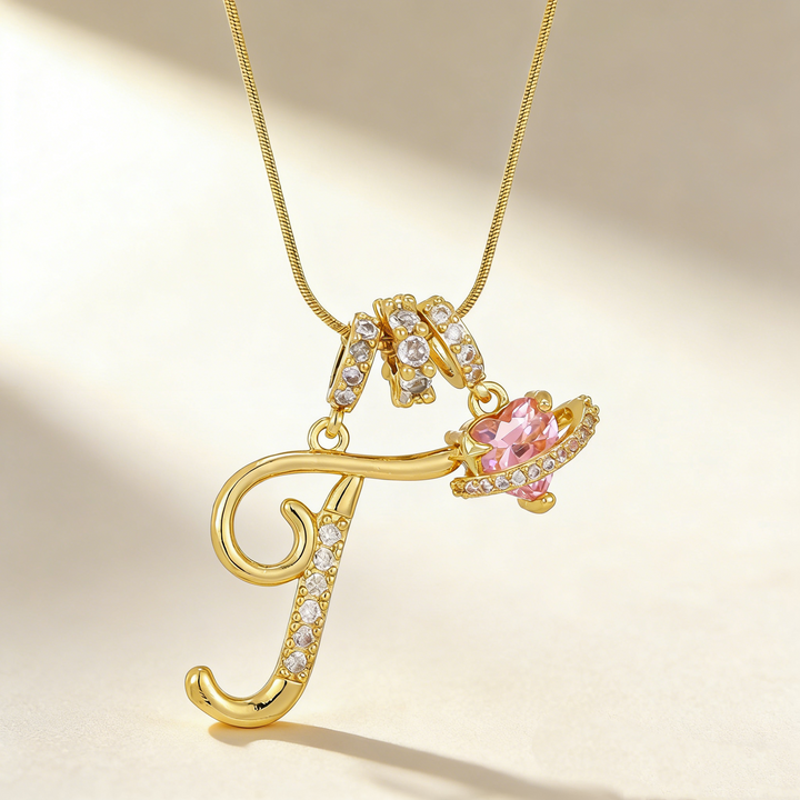 Romantic Letter Pendant Necklace