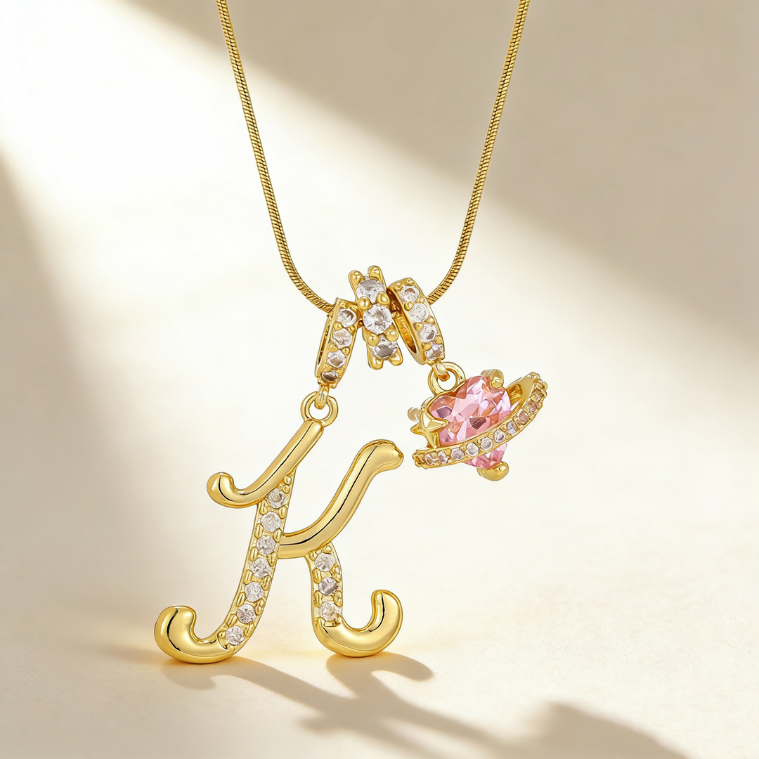 Romantic Letter Pendant Necklace