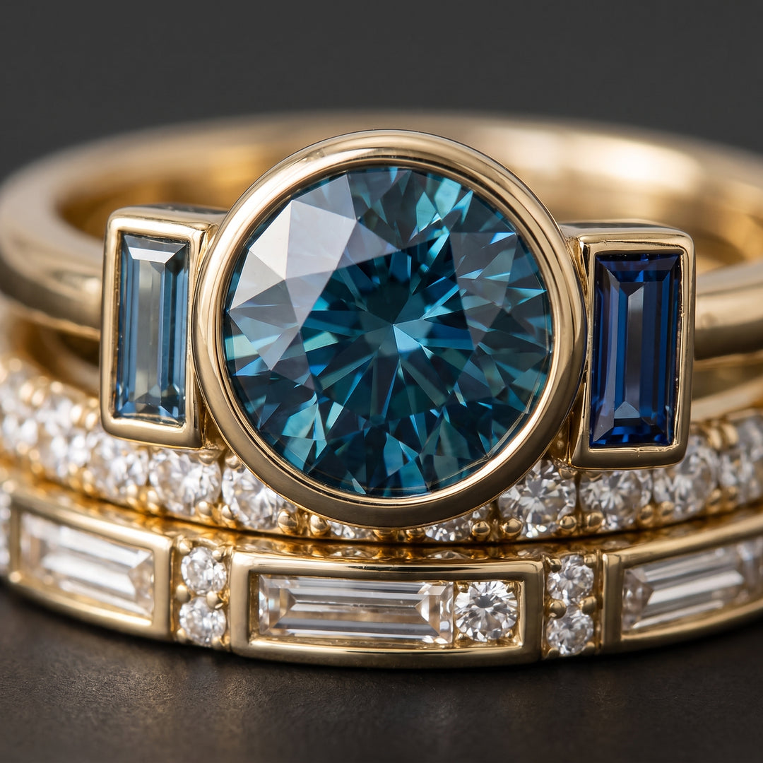 antique-blue-elegant-ring-set-gold-18k M
