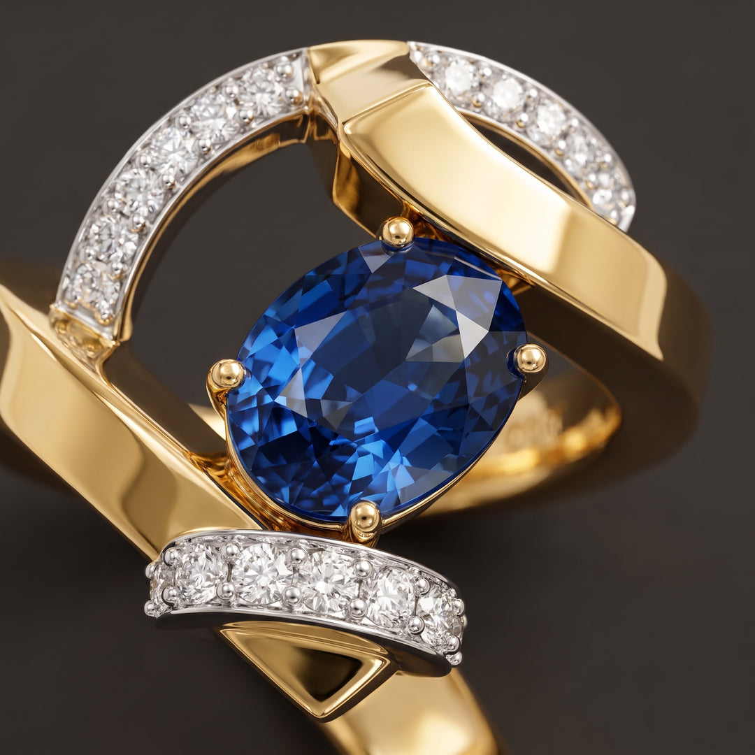 vintage-ring-mit-blauem-zirkon M