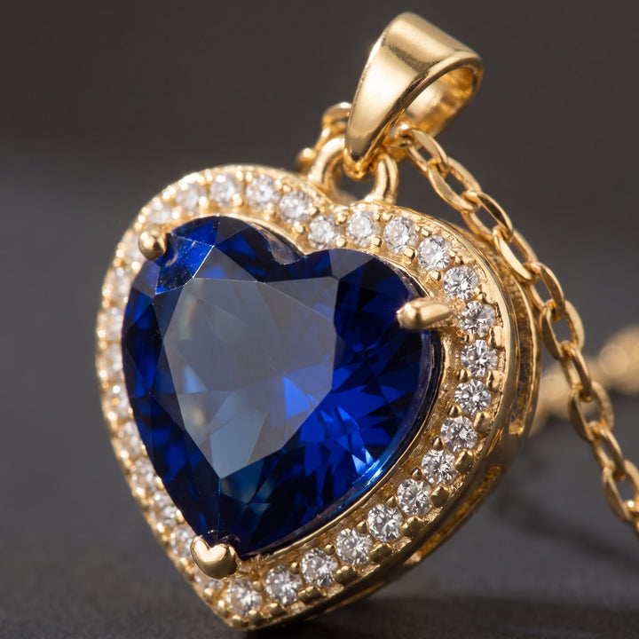 gold-sapphire-heart-necklace M