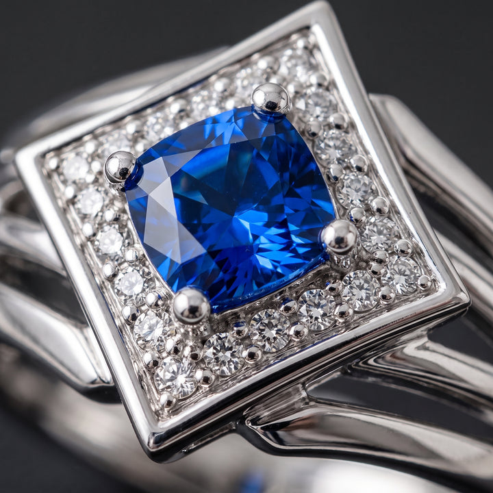 silver-sapphire-star-ring M