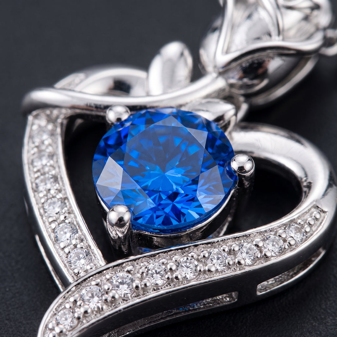 sapphire-rose-heart-necklace-white-gold M