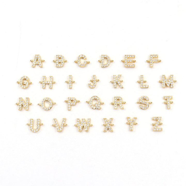 Zircon A-Z Initial Letter Bracelets