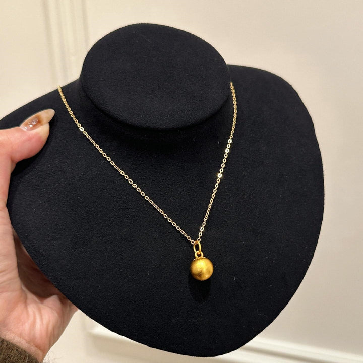 Round Bead Necklace &amp; Bracelet &amp; Earrings