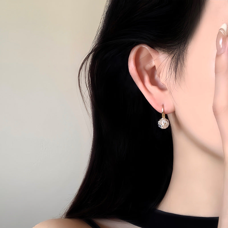 Square Diamond Earrings