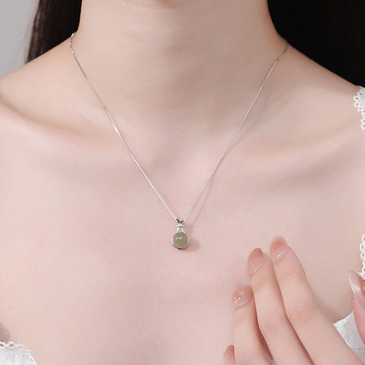 Natural Jade Pendant Necklace