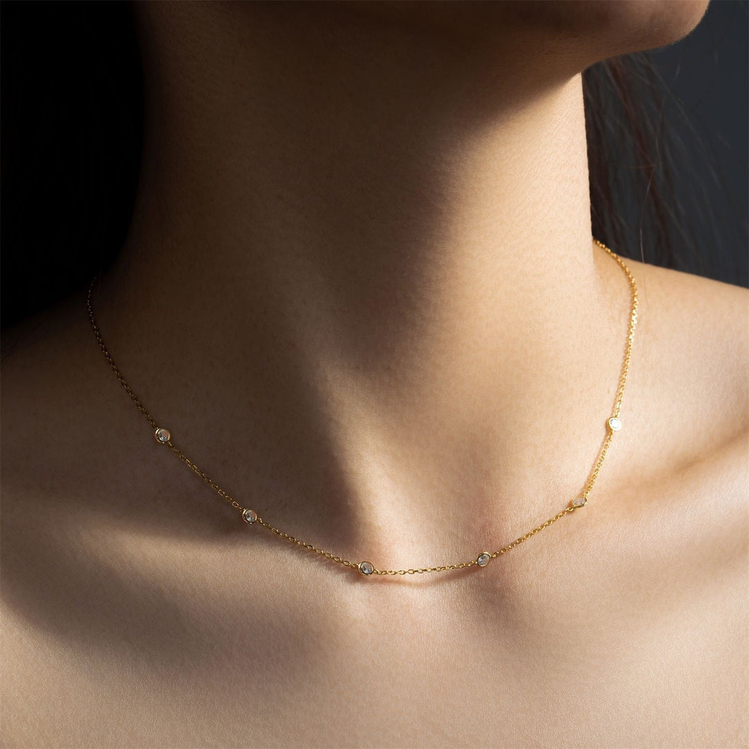 Delicate Bubble Stardust Necklace