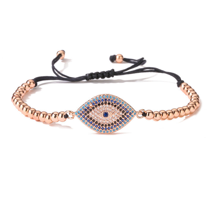 Hematite Evil Eye Charm Bracelet-Spirit Warden