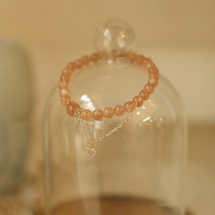 Love Orange Sunstone Bracelet