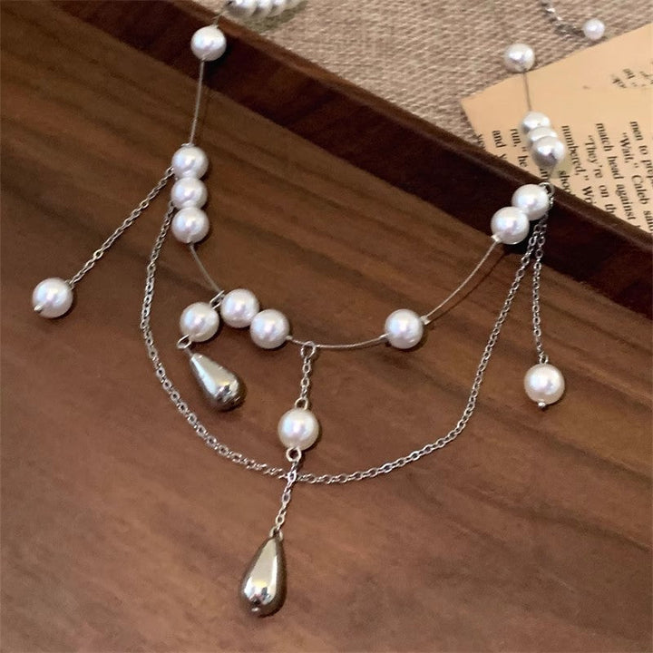 Elegant Double-Layer Pearl Necklace