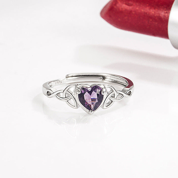 Classic Heart Crystal Ring