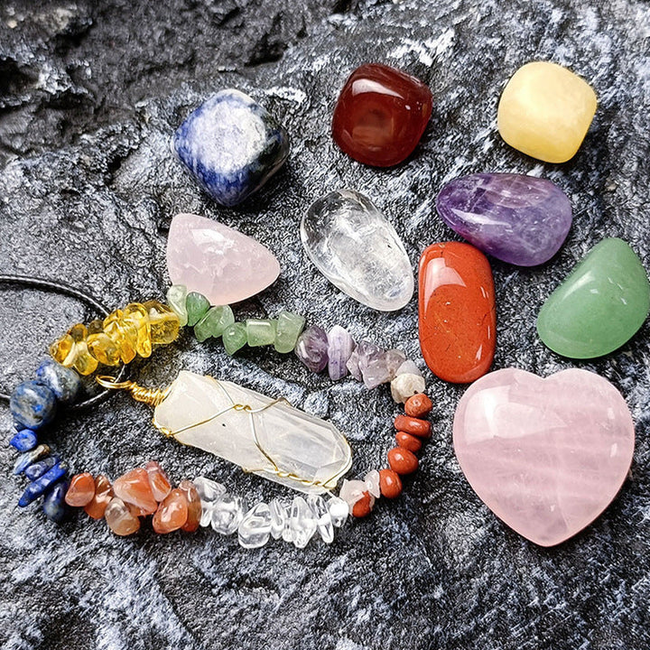 Energy Burst ? Colorful Stone &amp; Hexagonal Pillar Trio