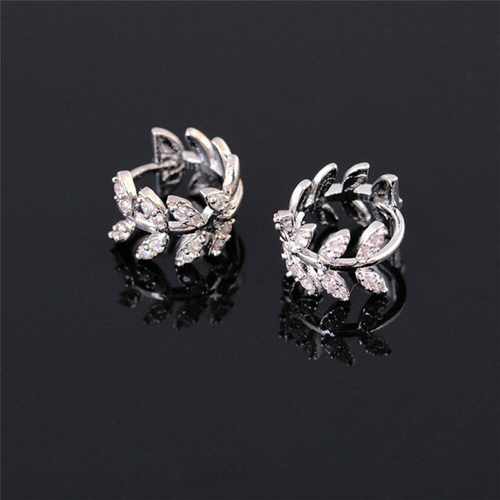 Elegant Wheat Leaf Earrings