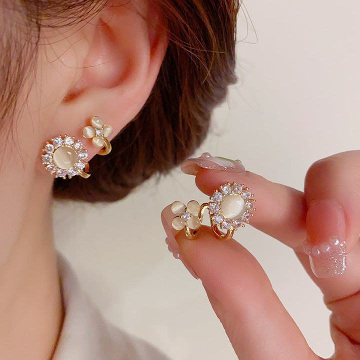 Sunflower Double Bloom Earrings