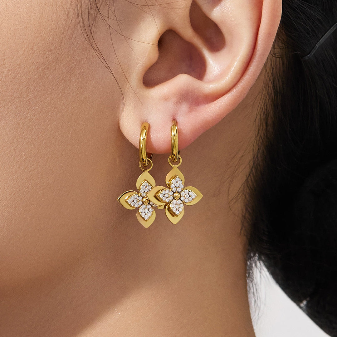 Minimalist Floral Jewelry Set