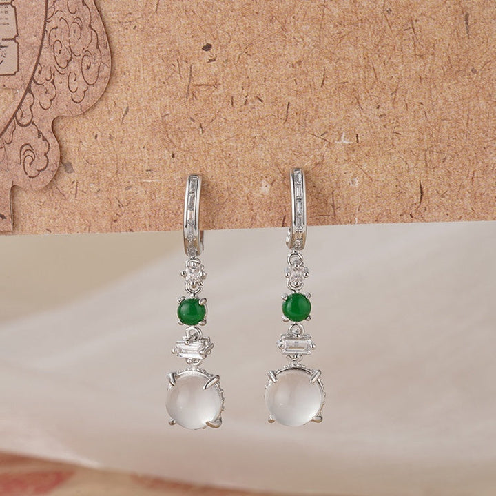 Vintage Tassel Crystal Earrings