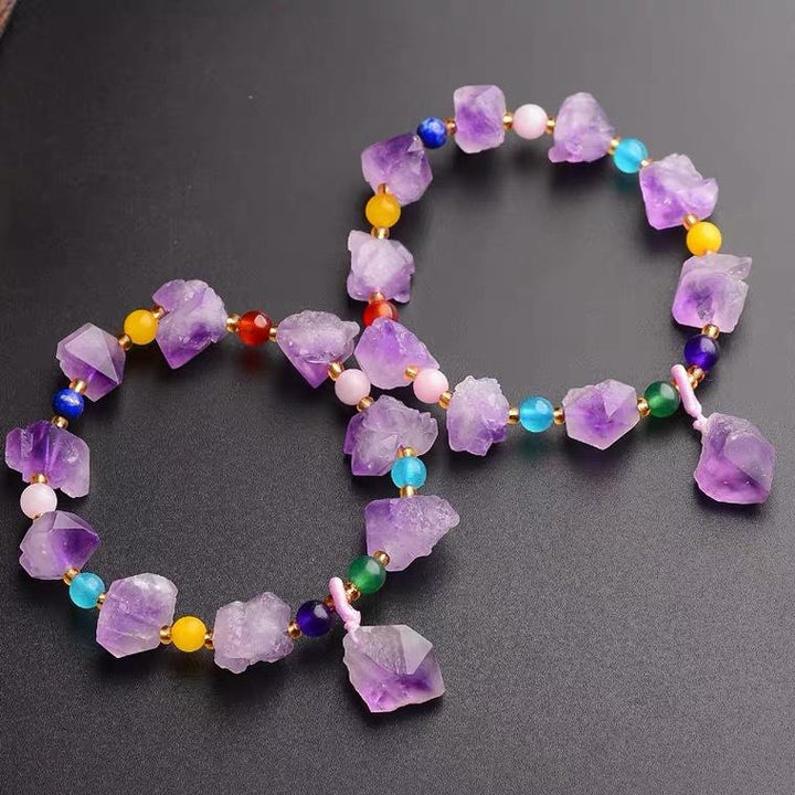 Amethyst &amp; Brave Bracelet