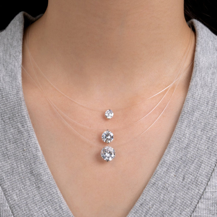 Mermaid Tears Invisible Floating Necklace